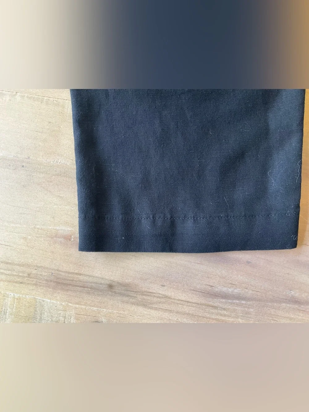Banana Republic Black The Weekend Slim Barrel Leg Linen / Cotton size 4